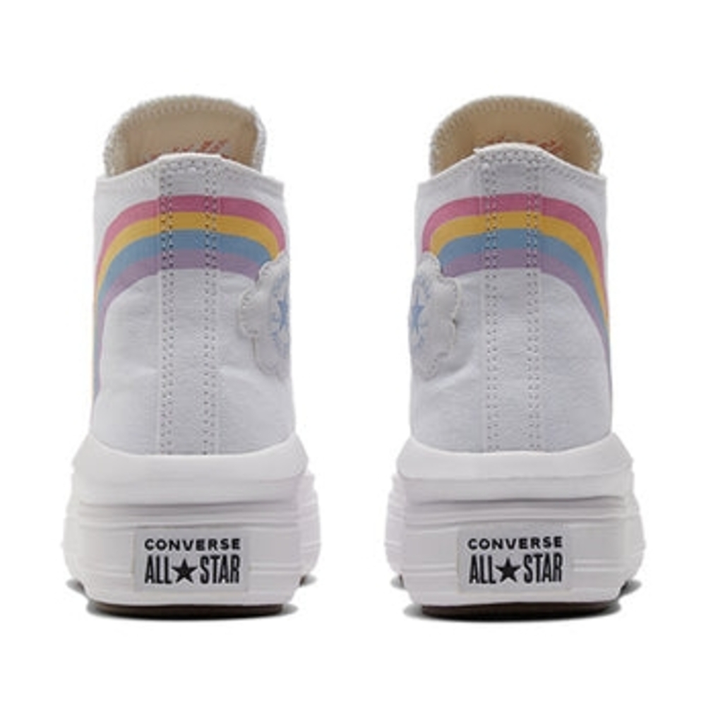Chuck Taylor All Star Move Platform Rainbow Cloud High-Top Sneakers - Picture 4 of 10